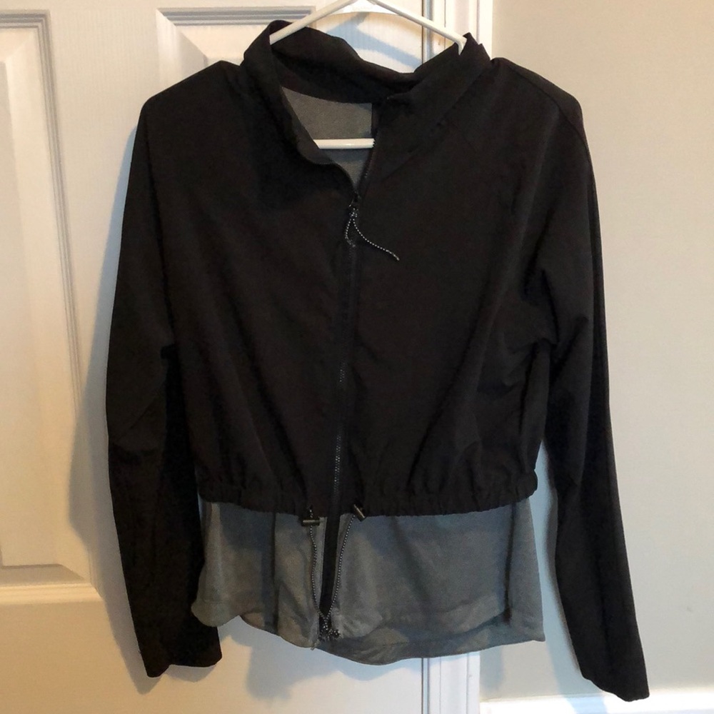 Black Athletic Zip Up